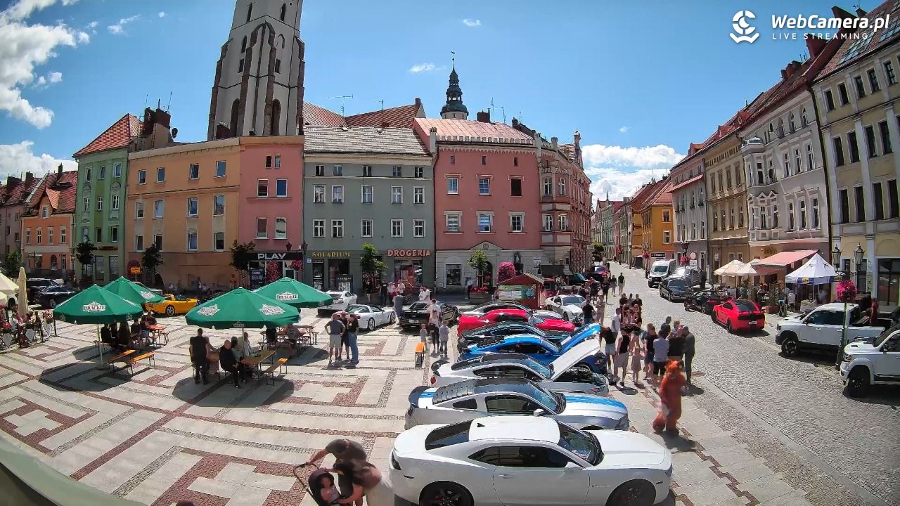 Złotoryja - widok na Rynek - 07 czerwiec 2026, 14:12