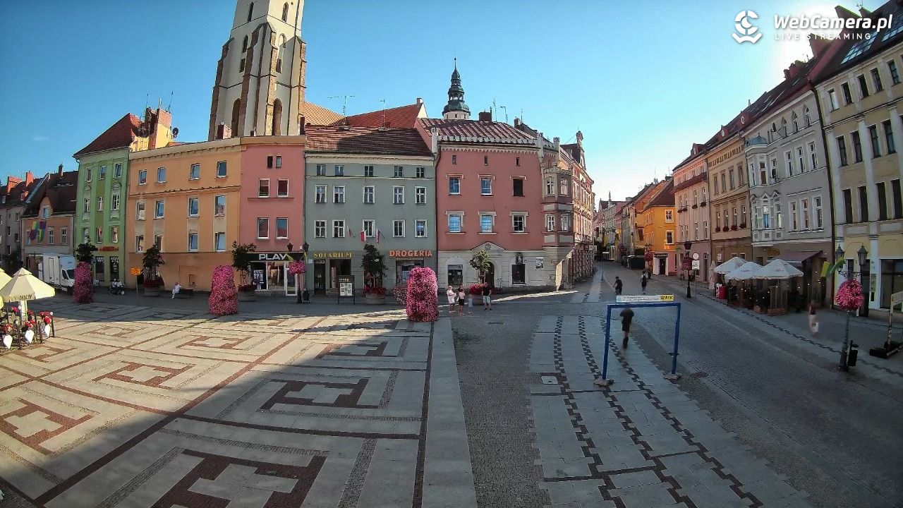 Złotoryja - widok na Rynek - 14 sierpień 2026, 17:58