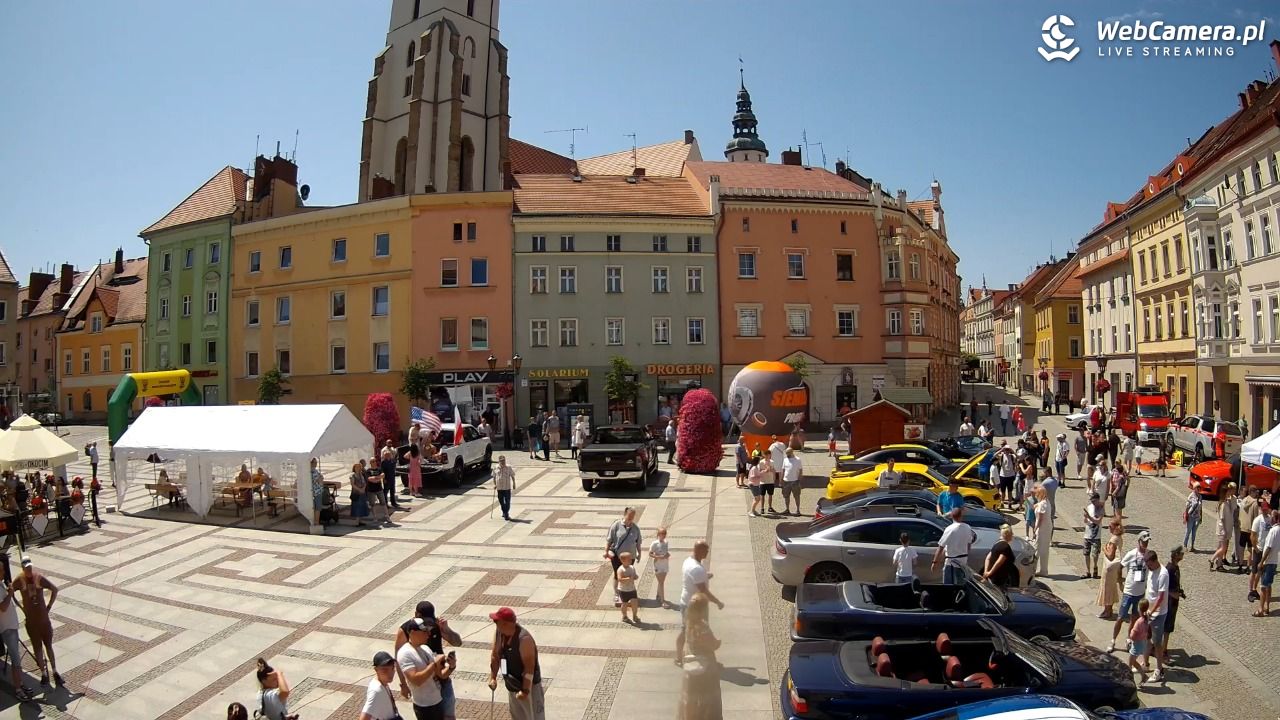 Złotoryja - widok na Rynek - 15 czerwiec 2025, 12:11