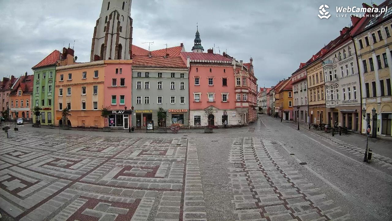 Złotoryja - widok na Rynek - 19 kwiecień 2026, 16:14