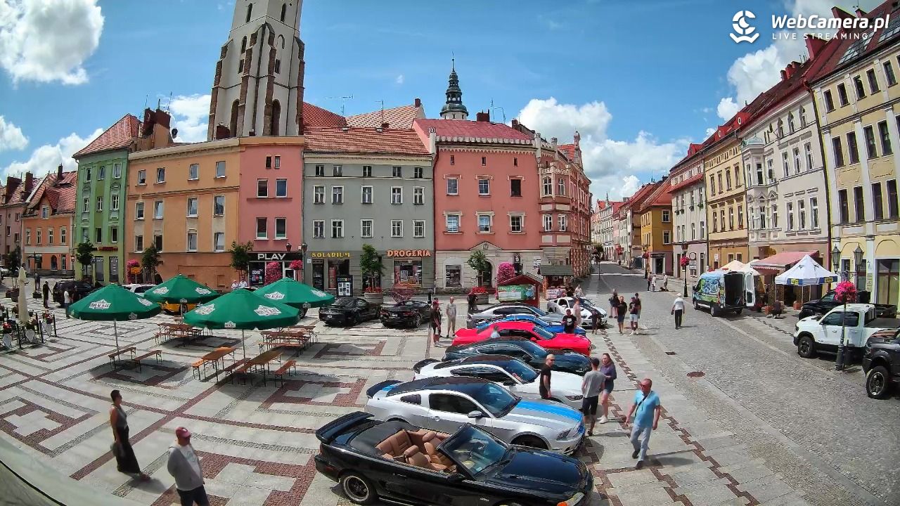 Złotoryja - widok na Rynek - 07 czerwiec 2026, 11:27