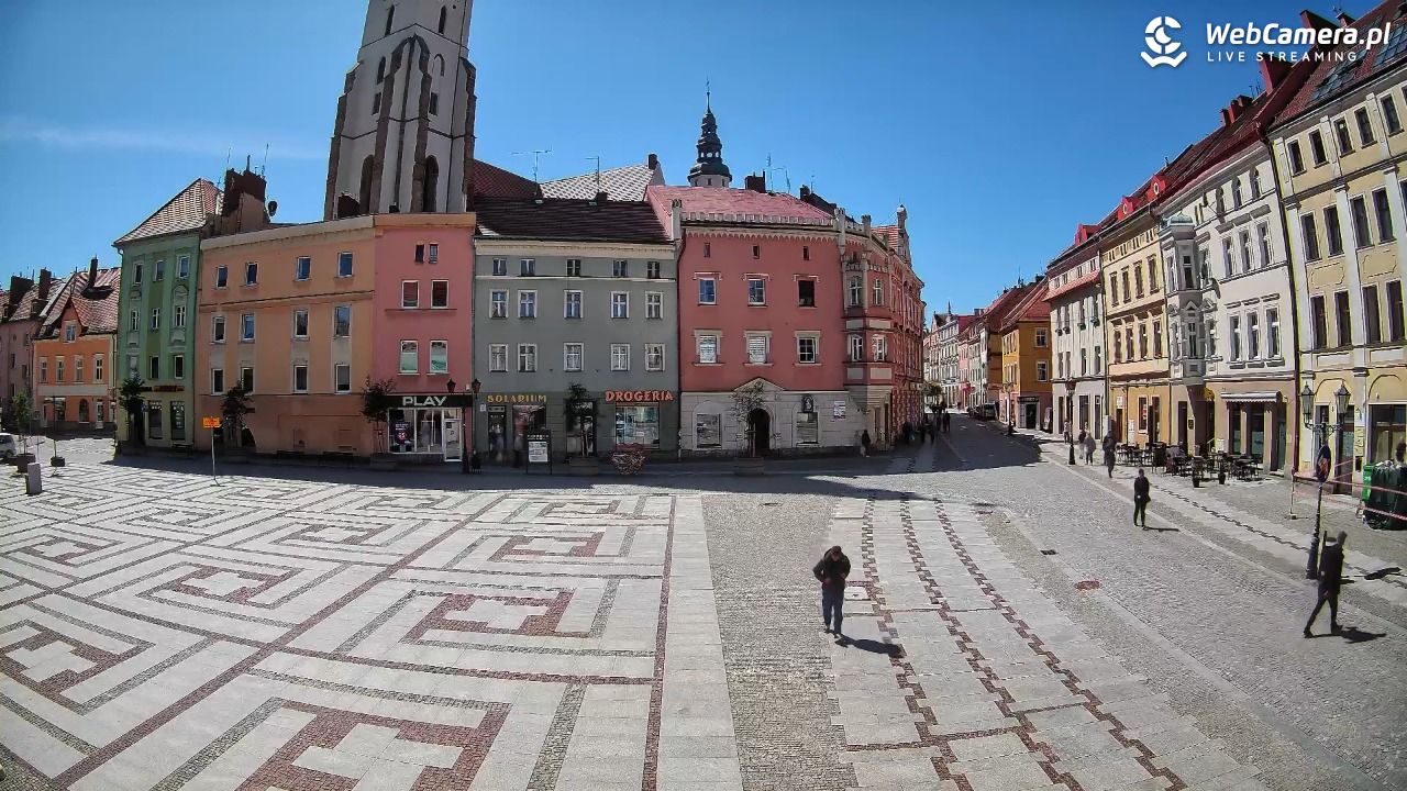 Złotoryja - widok na Rynek - 22 kwiecień 2026, 12:37