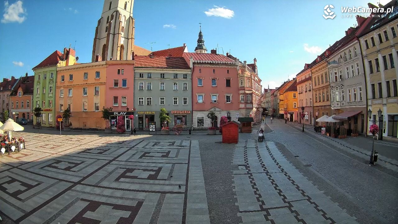 Złotoryja - widok na Rynek - 07 czerwiec 2026, 18:27