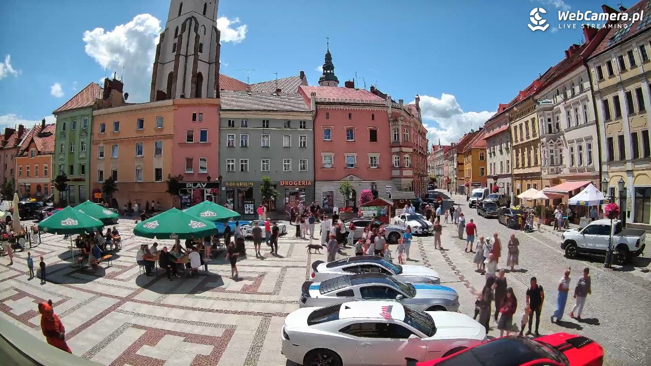 Złotoryja - widok na Rynek - 07 czerwiec 2026, 13:16