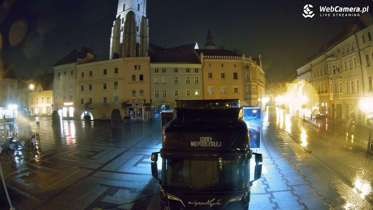Złotoryja - widok na Rynek - 17 październik 2025, 06:12