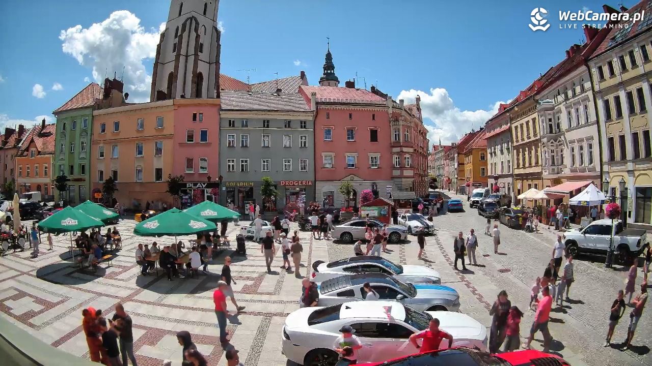 Złotoryja - widok na Rynek - 07 czerwiec 2026, 13:17