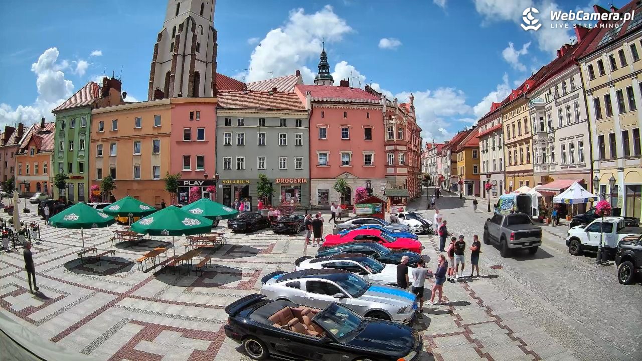 Złotoryja - widok na Rynek - 07 czerwiec 2026, 11:30