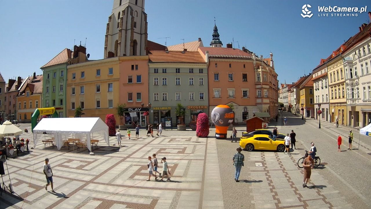 Złotoryja - widok na Rynek - 15 czerwiec 2025, 11:15