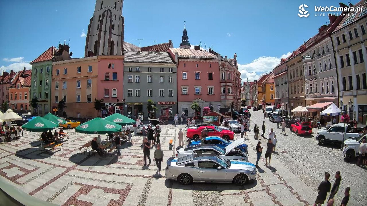 Złotoryja - widok na Rynek - 07 czerwiec 2026, 14:19