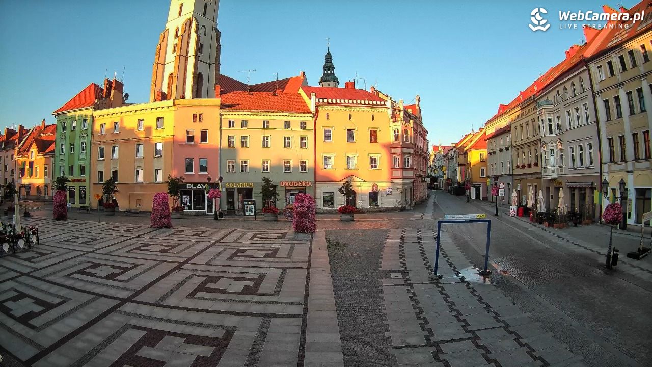Złotoryja - widok na Rynek - 13 sierpień 2026, 06:20