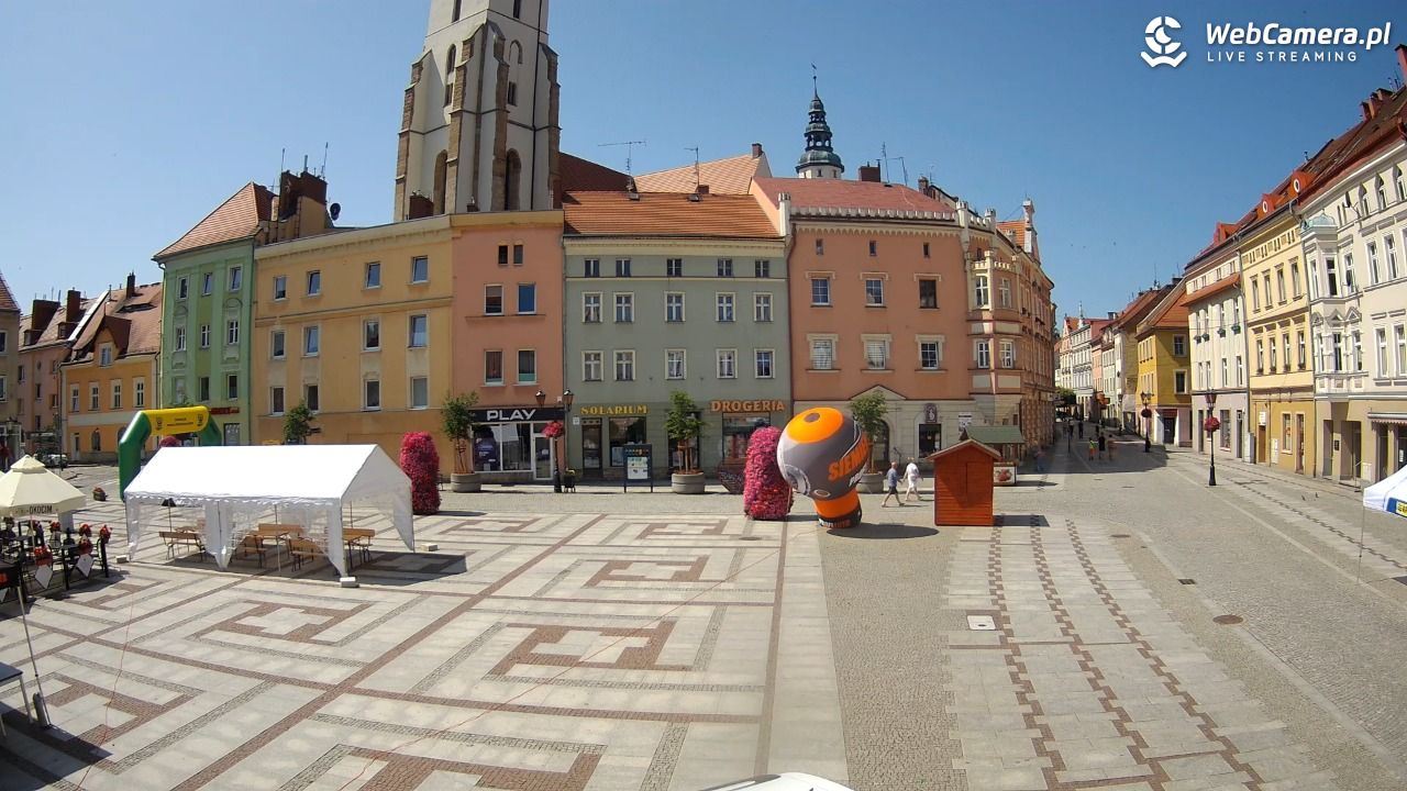 Złotoryja - widok na Rynek - 15 czerwiec 2025, 10:47