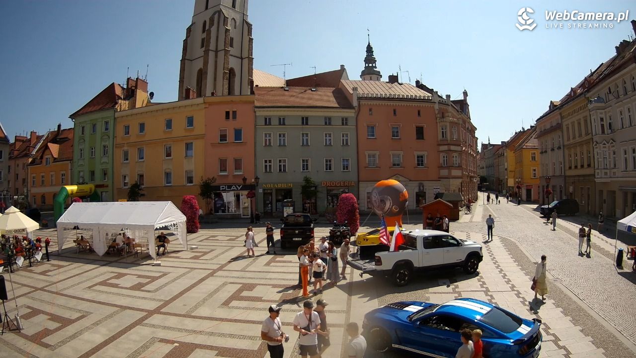 Złotoryja - widok na Rynek - 15 czerwiec 2025, 15:47