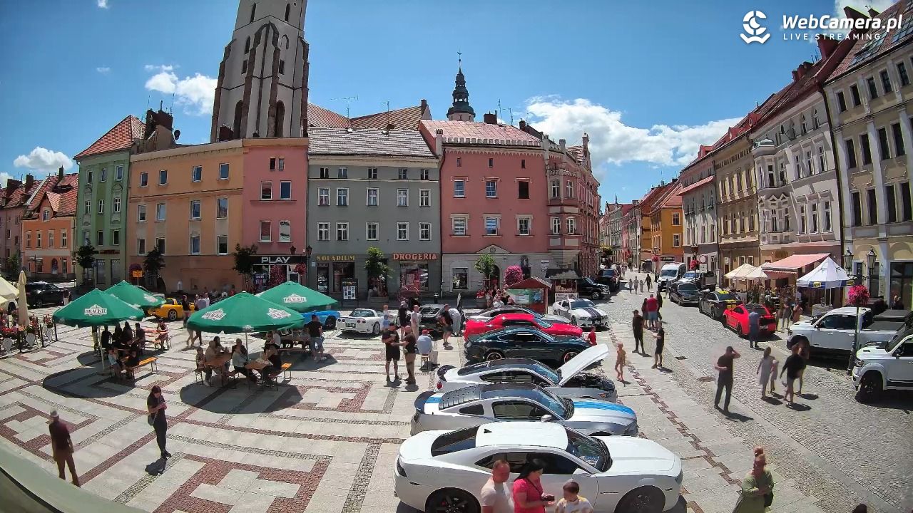 Złotoryja - widok na Rynek - 07 czerwiec 2026, 13:54