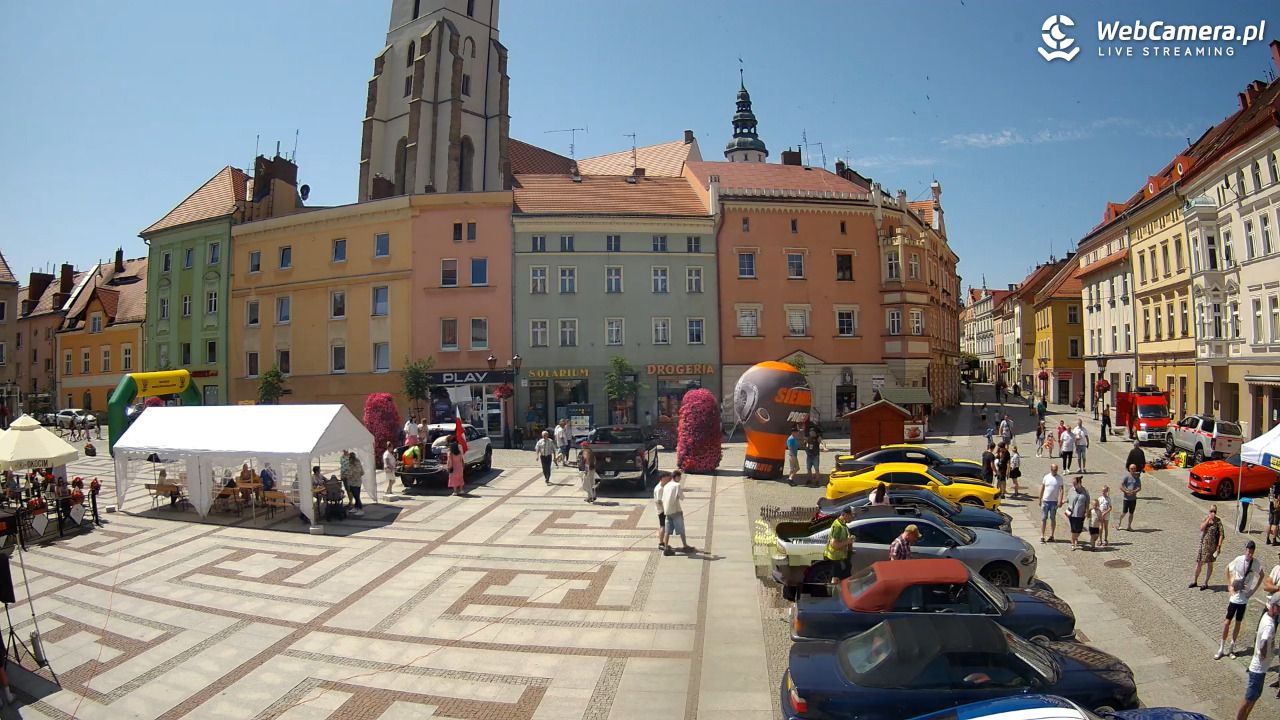 Złotoryja - widok na Rynek - 15 czerwiec 2025, 11:50