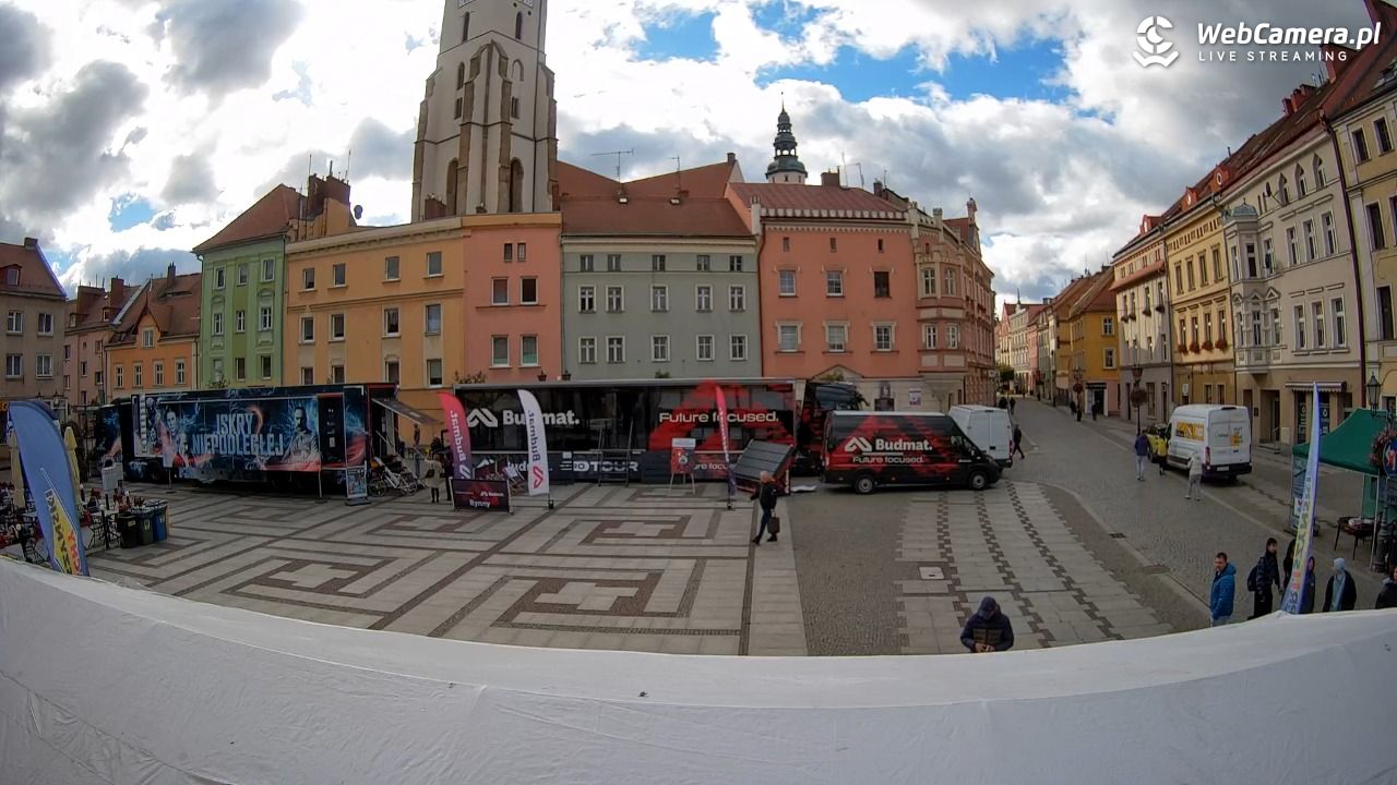 Złotoryja - widok na Rynek - 18 październik 2025, 12:33