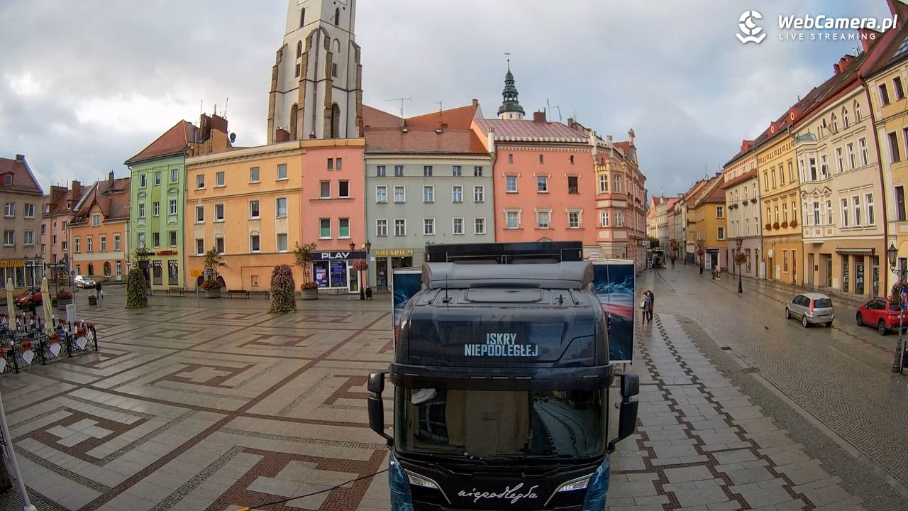 Złotoryja - widok na Rynek - 17 październik 2025, 09:07
