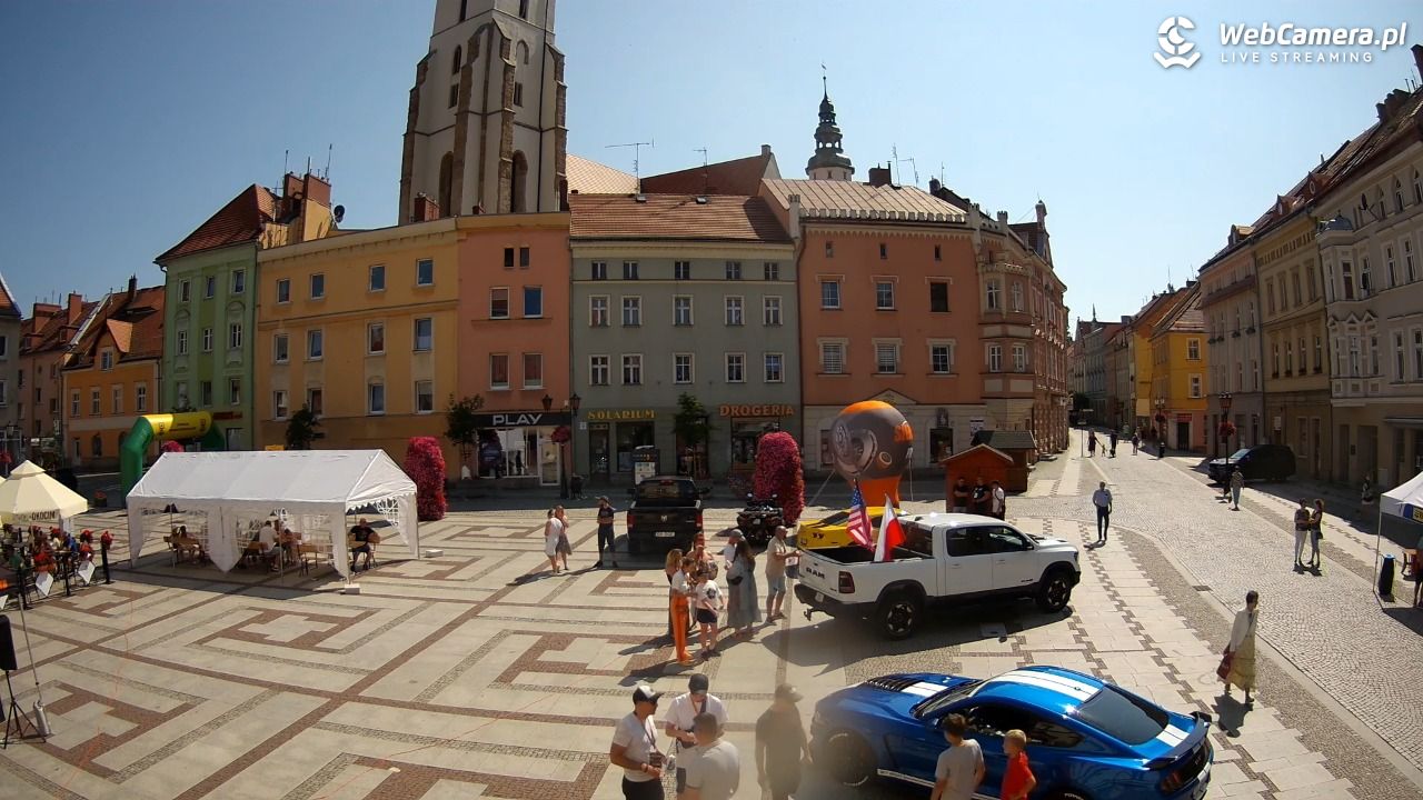 Złotoryja - widok na Rynek - 15 czerwiec 2025, 15:47
