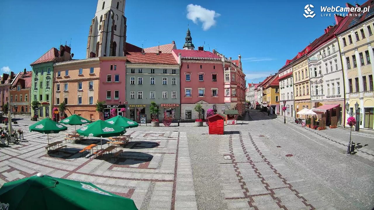 Złotoryja - widok na Rynek - 07 czerwiec 2026, 09:58