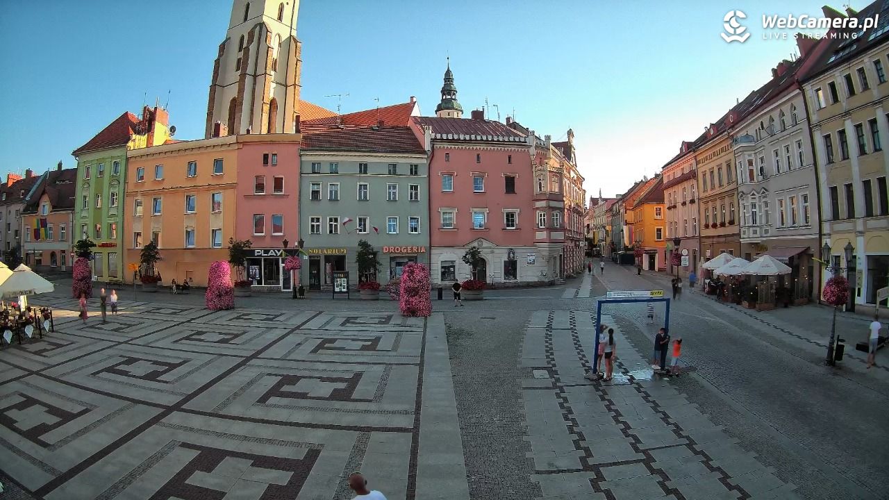 Złotoryja - widok na Rynek - 15 sierpień 2026, 18:32