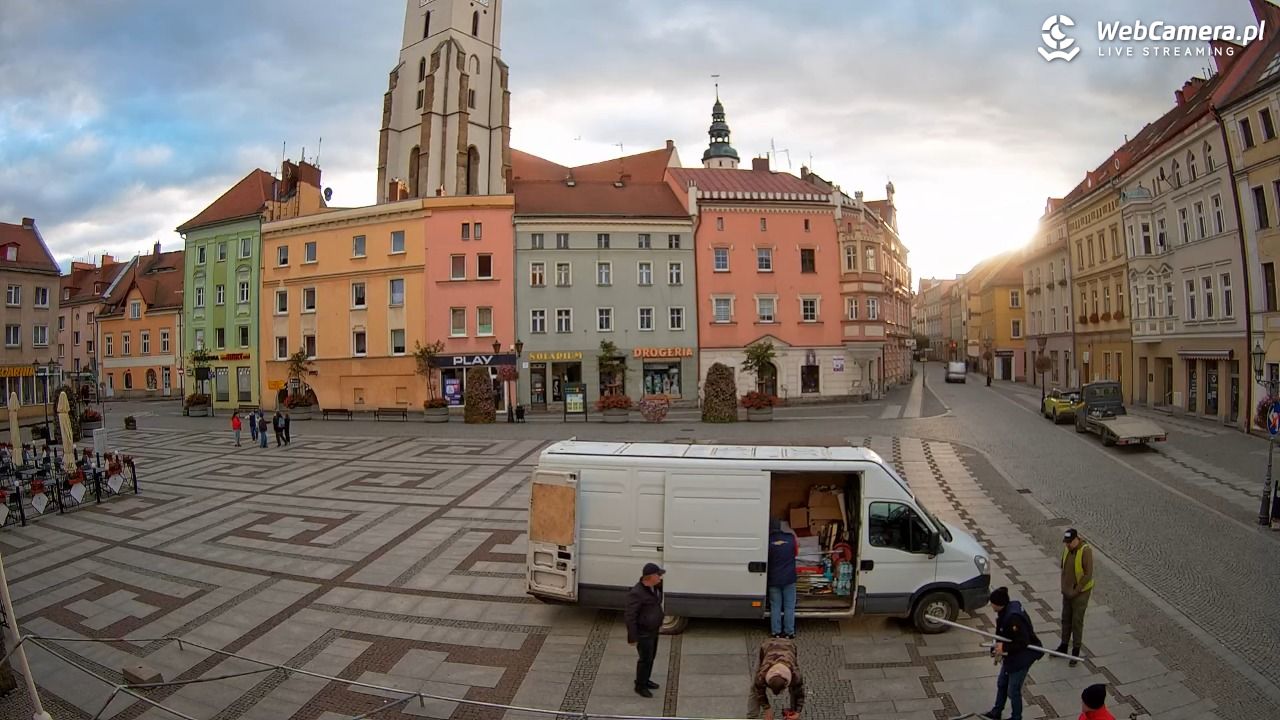 Złotoryja - widok na Rynek - 18 październik 2025, 16:56
