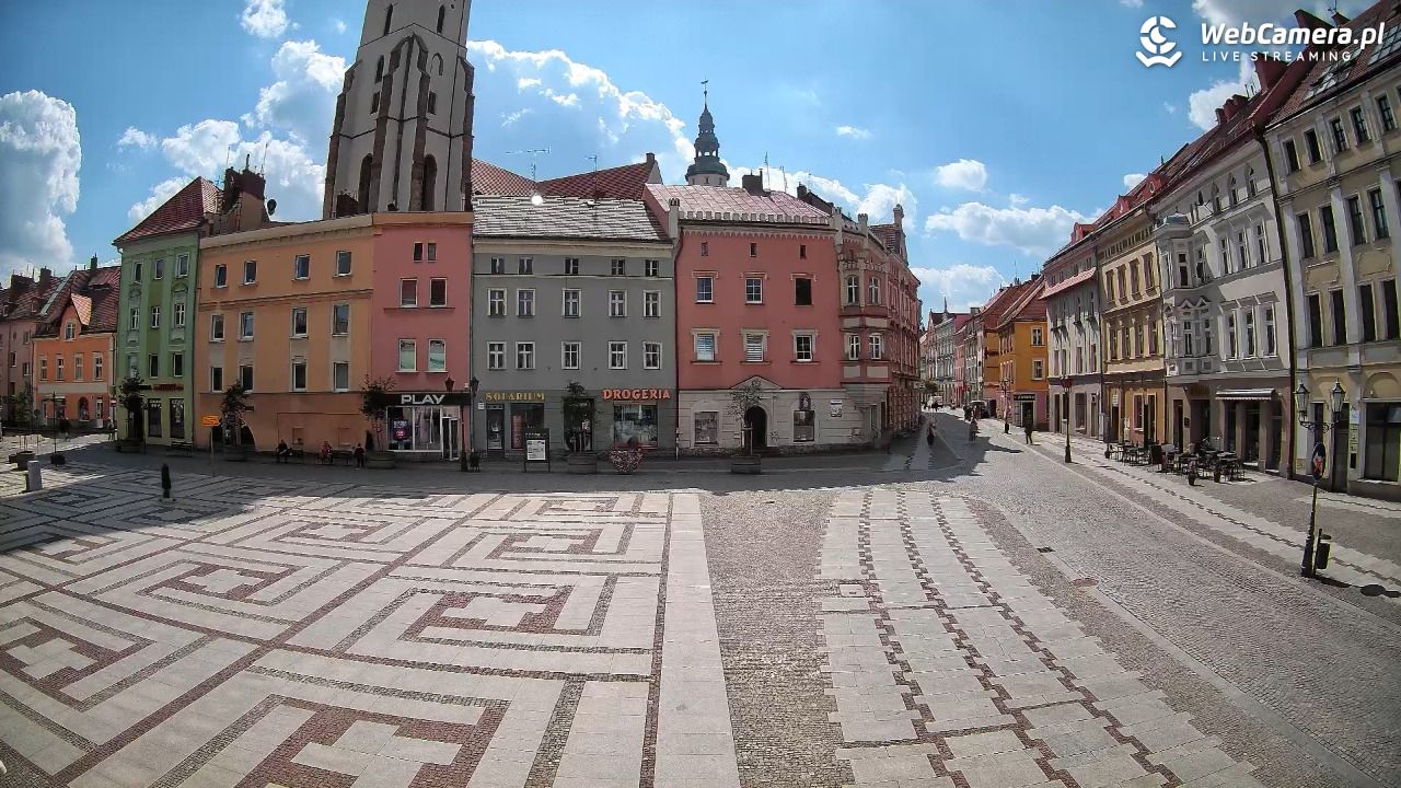 Złotoryja - widok na Rynek - 17 kwiecień 2026, 14:11