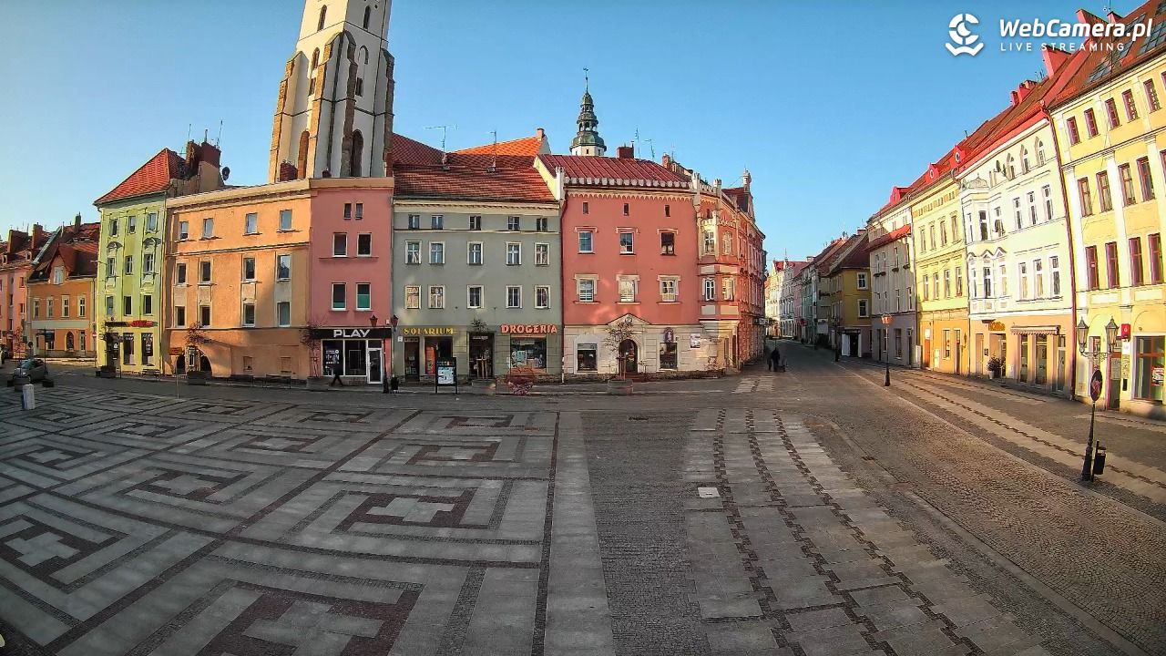 Złotoryja - widok na Rynek - 28 luty 2026, 08:01
