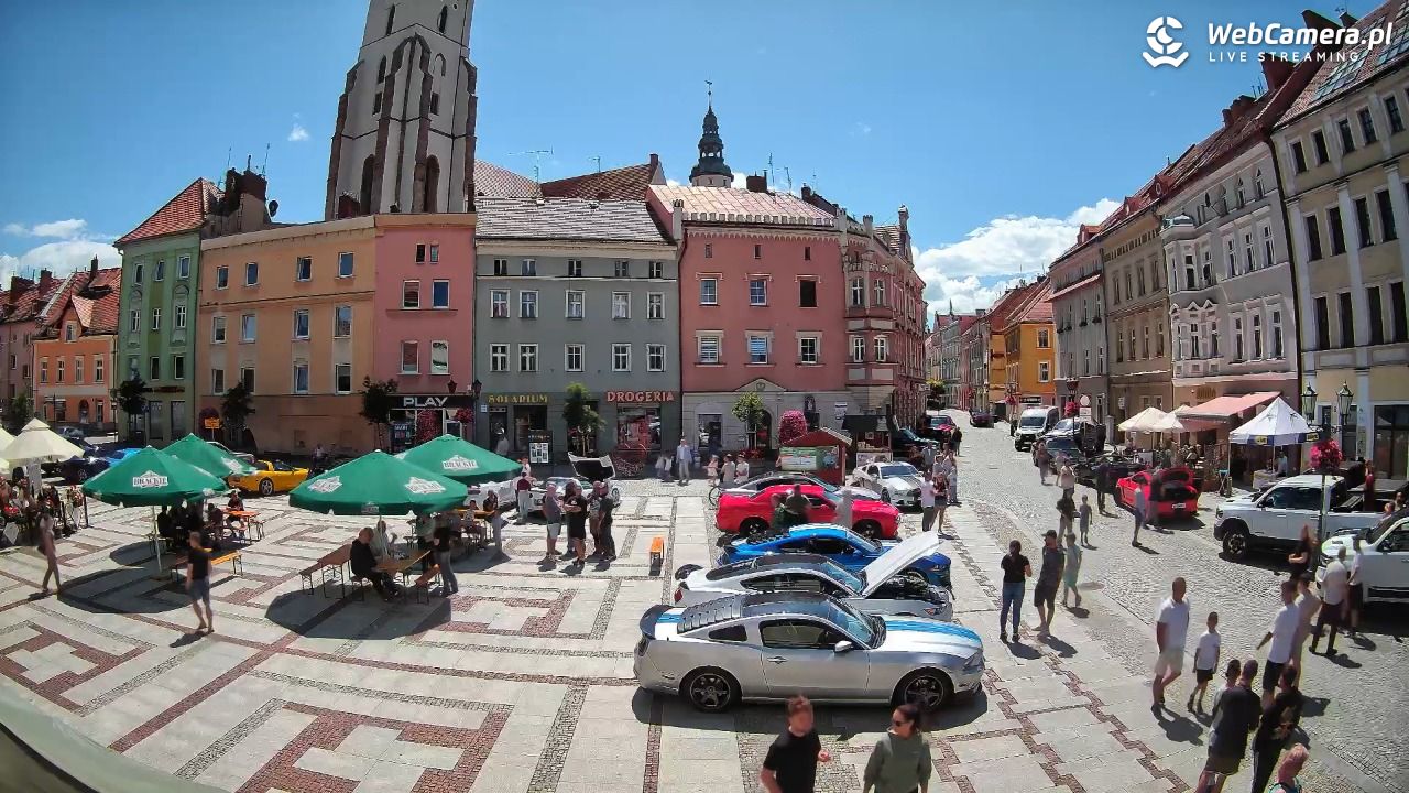 Złotoryja - widok na Rynek - 07 czerwiec 2026, 14:19