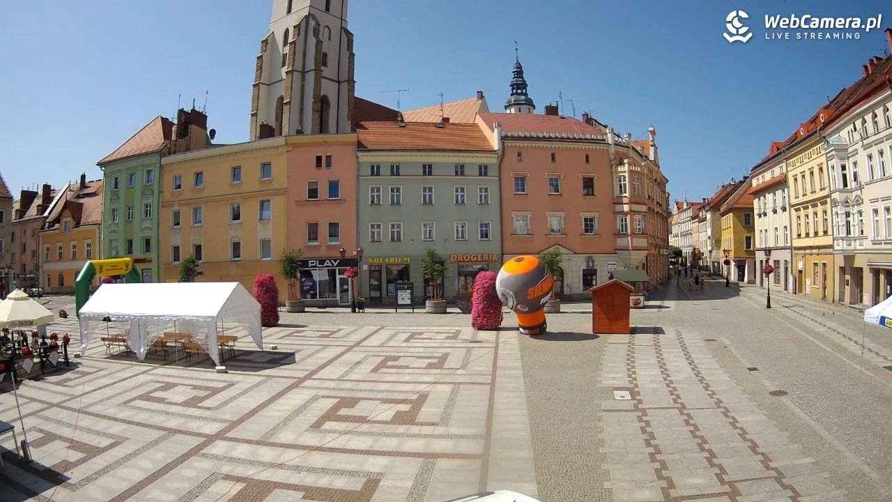 Złotoryja - widok na Rynek - 15 czerwiec 2025, 10:47