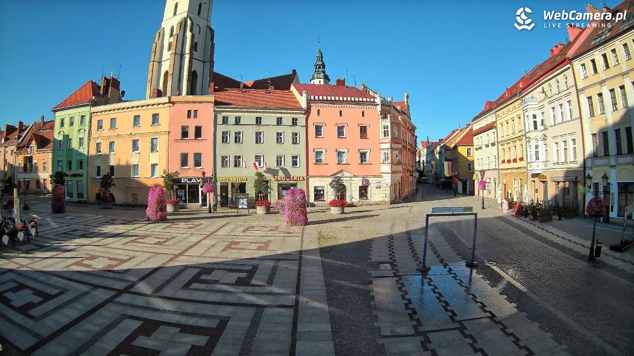 Złotoryja - widok na Rynek - 15 sierpień 2026, 07:37