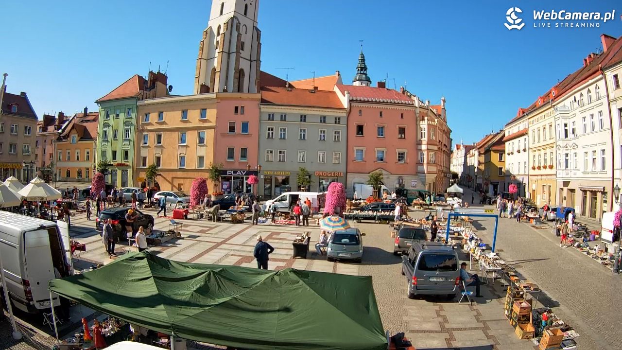 Złotoryja - widok na Rynek - 31 sierpień 2025, 09:40