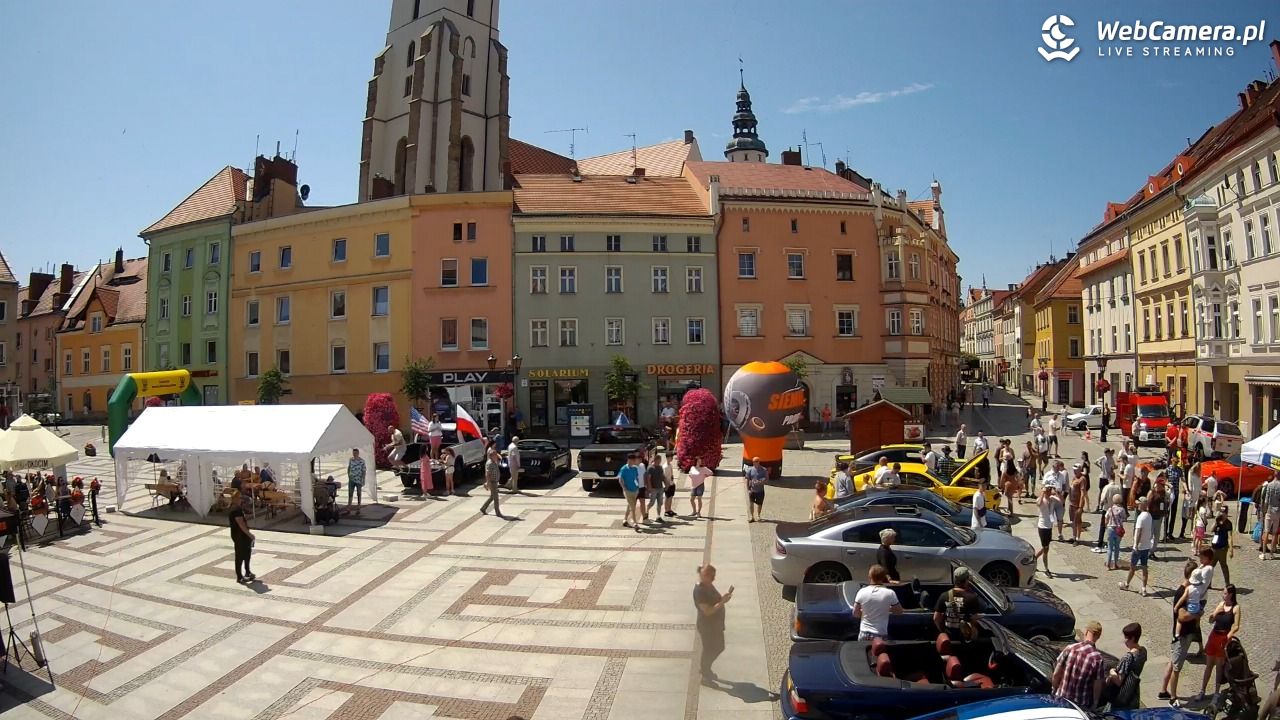 Złotoryja - widok na Rynek - 15 czerwiec 2025, 12:02