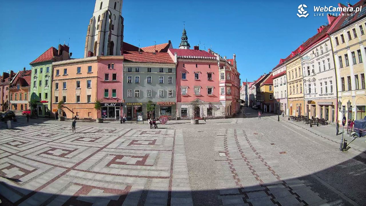 Złotoryja - widok na Rynek - 23 kwiecień 2026, 08:54