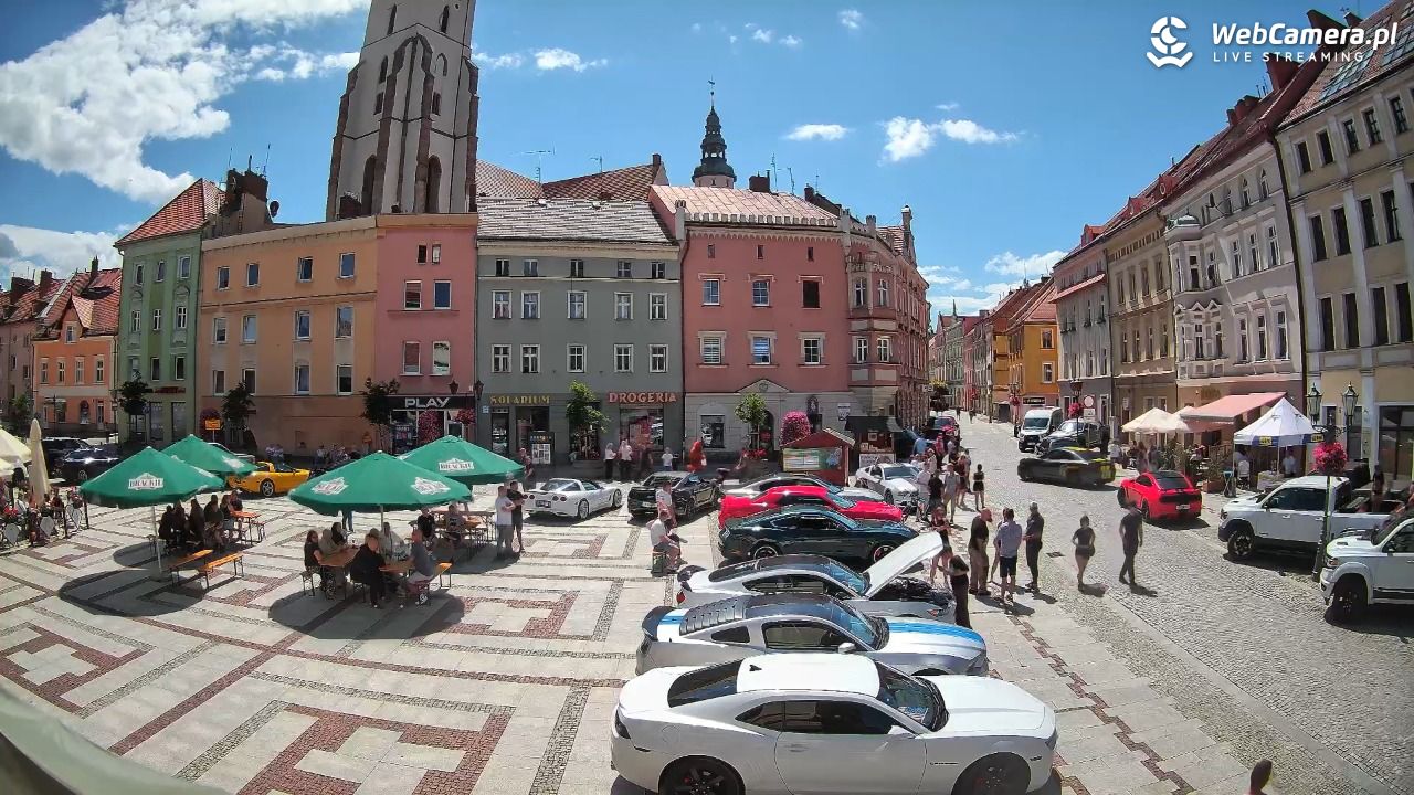 Złotoryja - widok na Rynek - 07 czerwiec 2026, 14:10