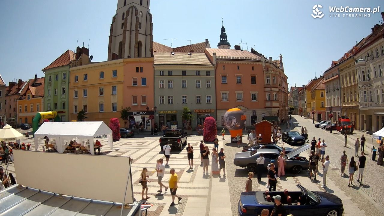 Złotoryja - widok na Rynek - 15 czerwiec 2025, 14:02
