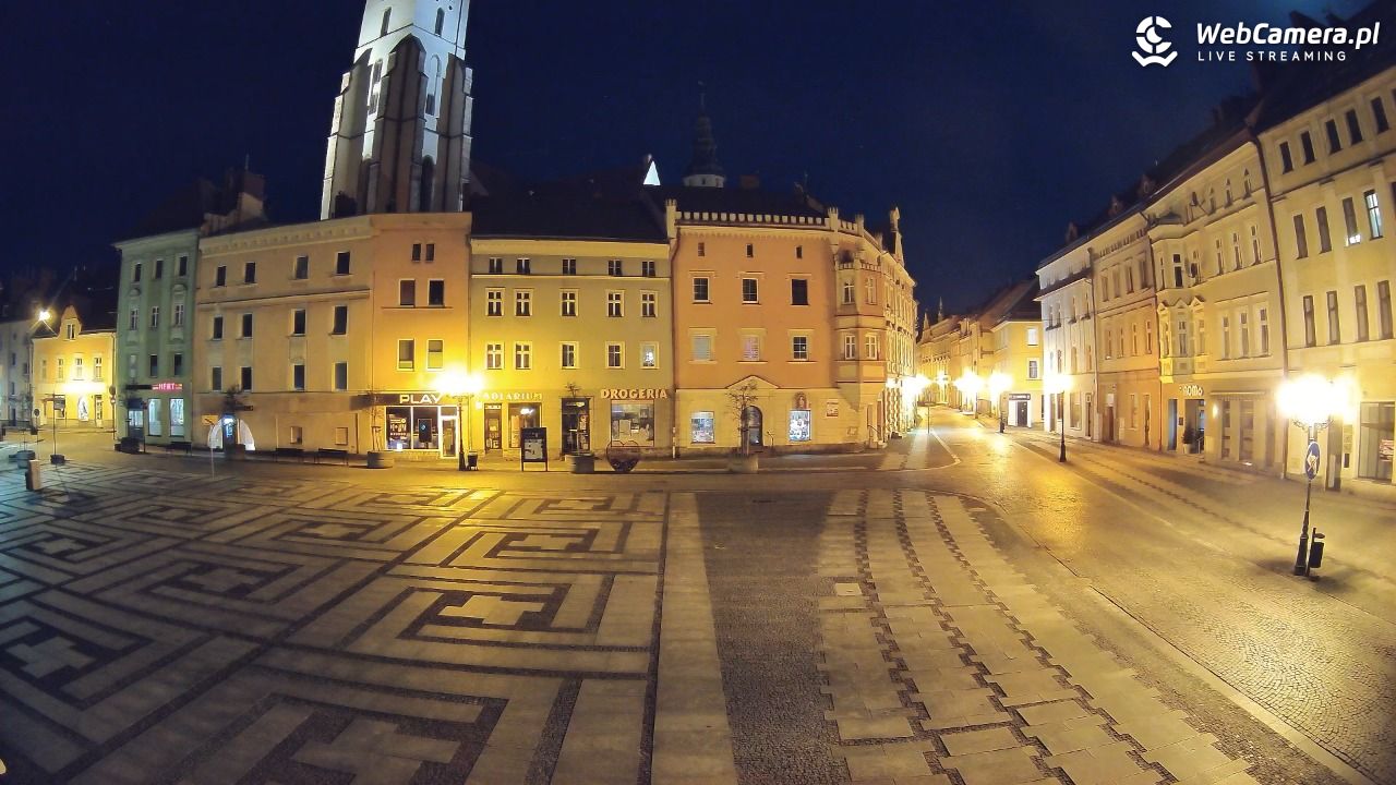 Złotoryja - widok na Rynek - 28 luty 2026, 02:00