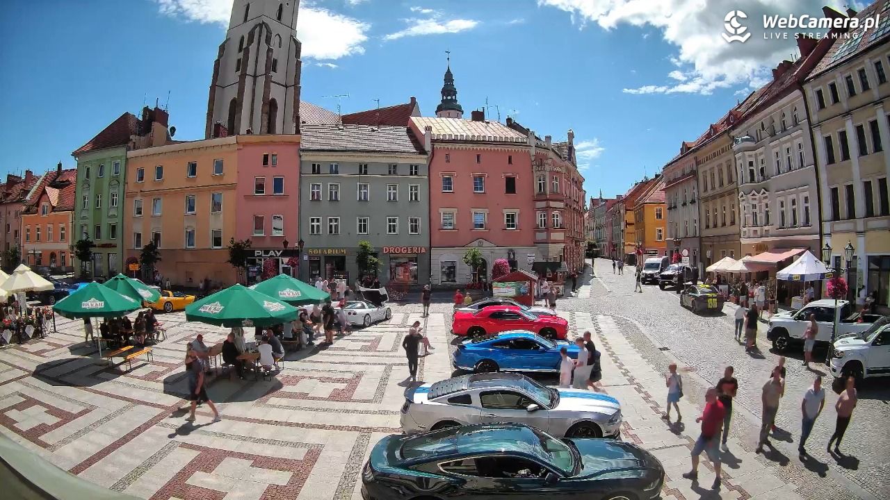 Złotoryja - widok na Rynek - 07 czerwiec 2026, 14:39