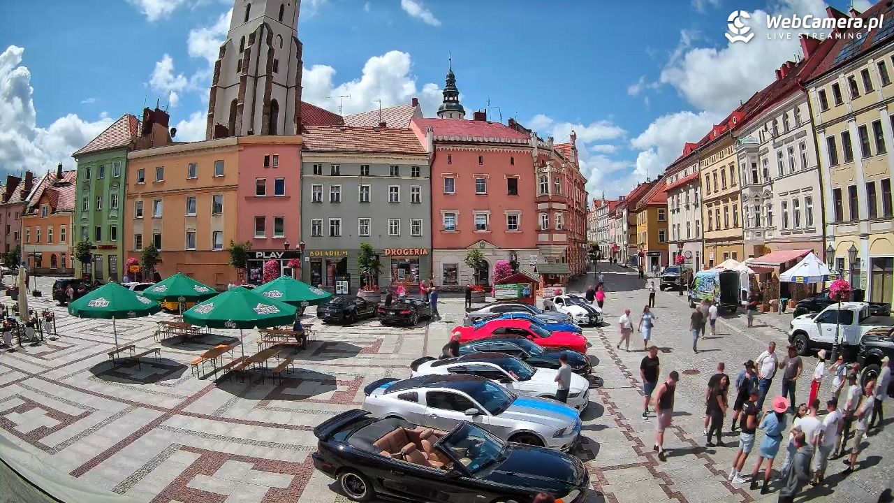 Złotoryja - widok na Rynek - 07 czerwiec 2026, 11:32