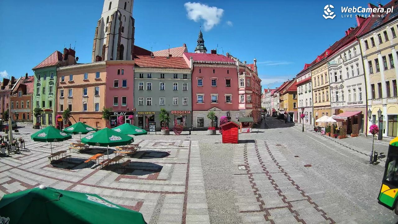 Złotoryja - widok na Rynek - 07 czerwiec 2026, 09:58