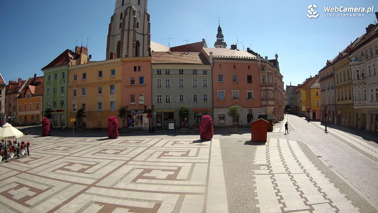 Złotoryja - widok na Rynek - 14 czerwiec 2025, 15:29