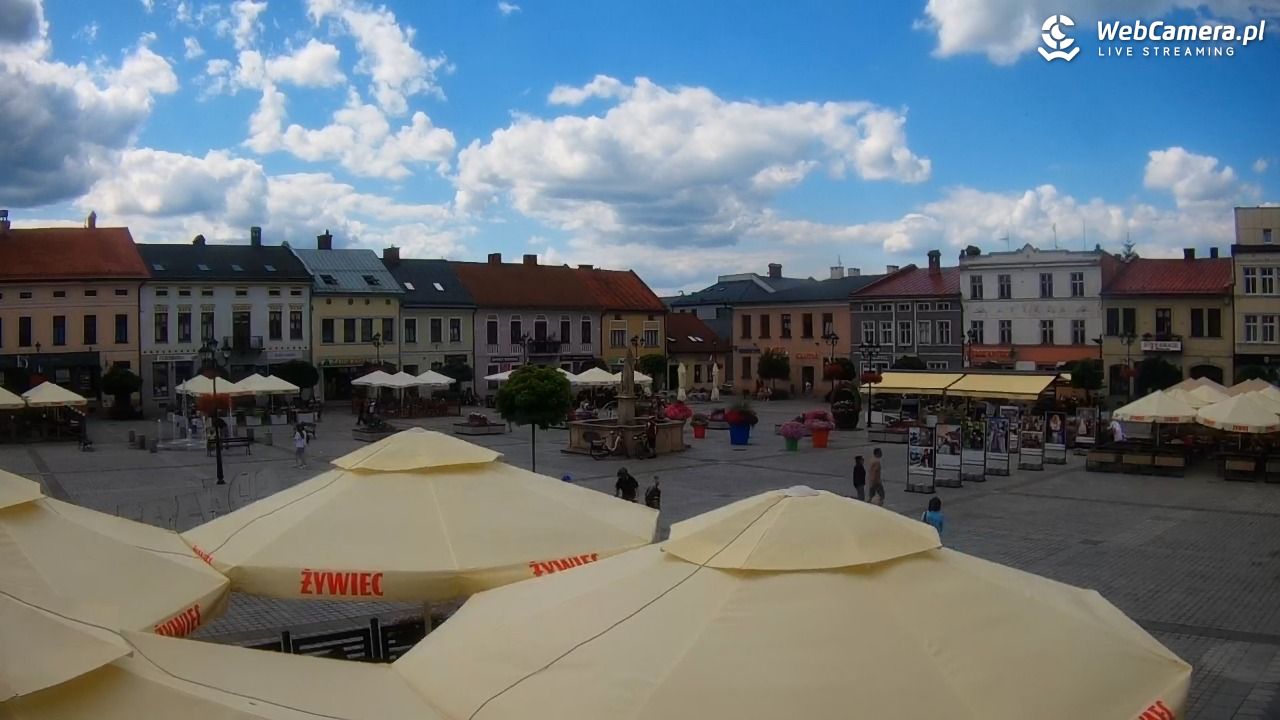 Żywiec - widok na Rynek - 22 lipiec 2026, 15:00