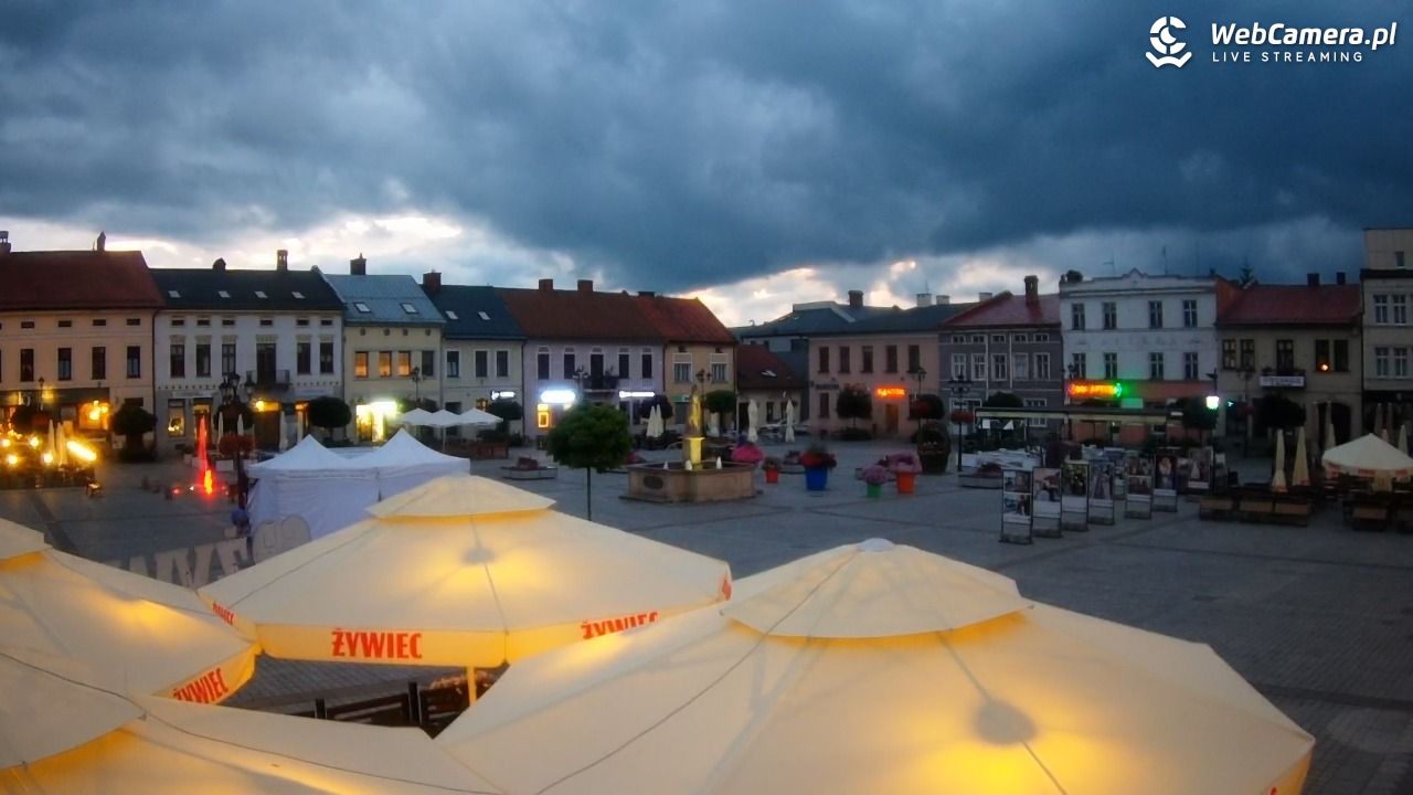 Żywiec - widok na Rynek - 19 lipiec 2026, 21:02