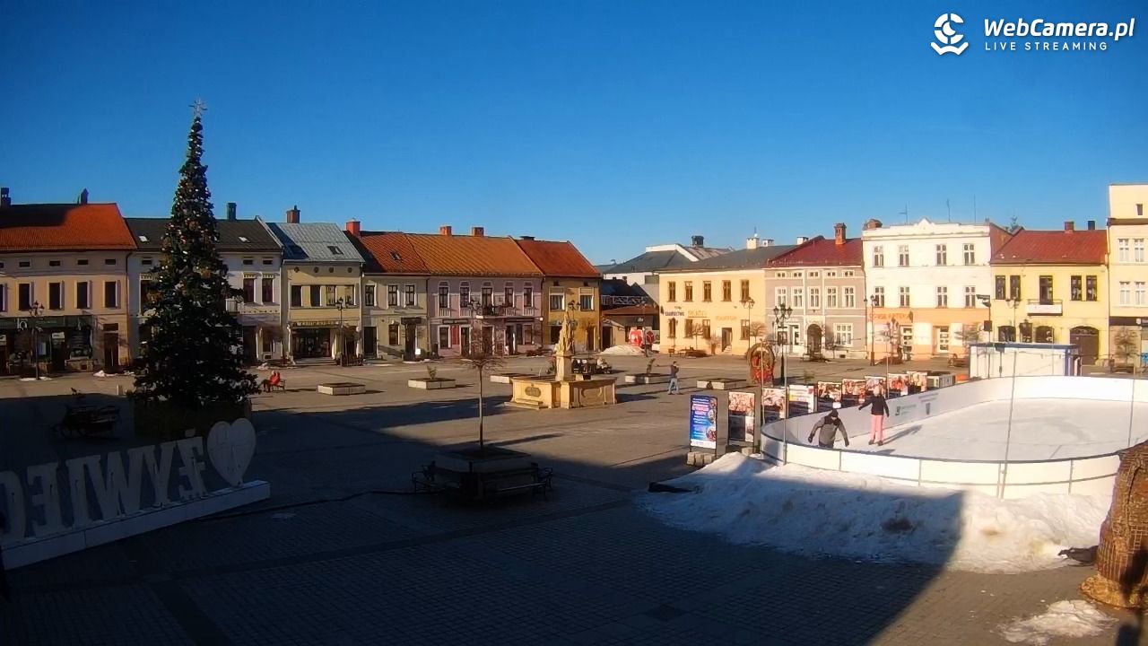 Żywiec - widok na Rynek - 20 styczeń 2026, 10:56