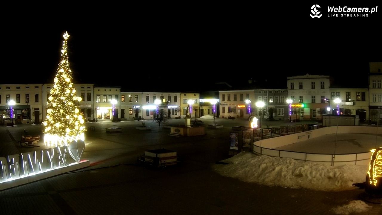 Żywiec - widok na Rynek - 19 styczeń 2026, 22:30