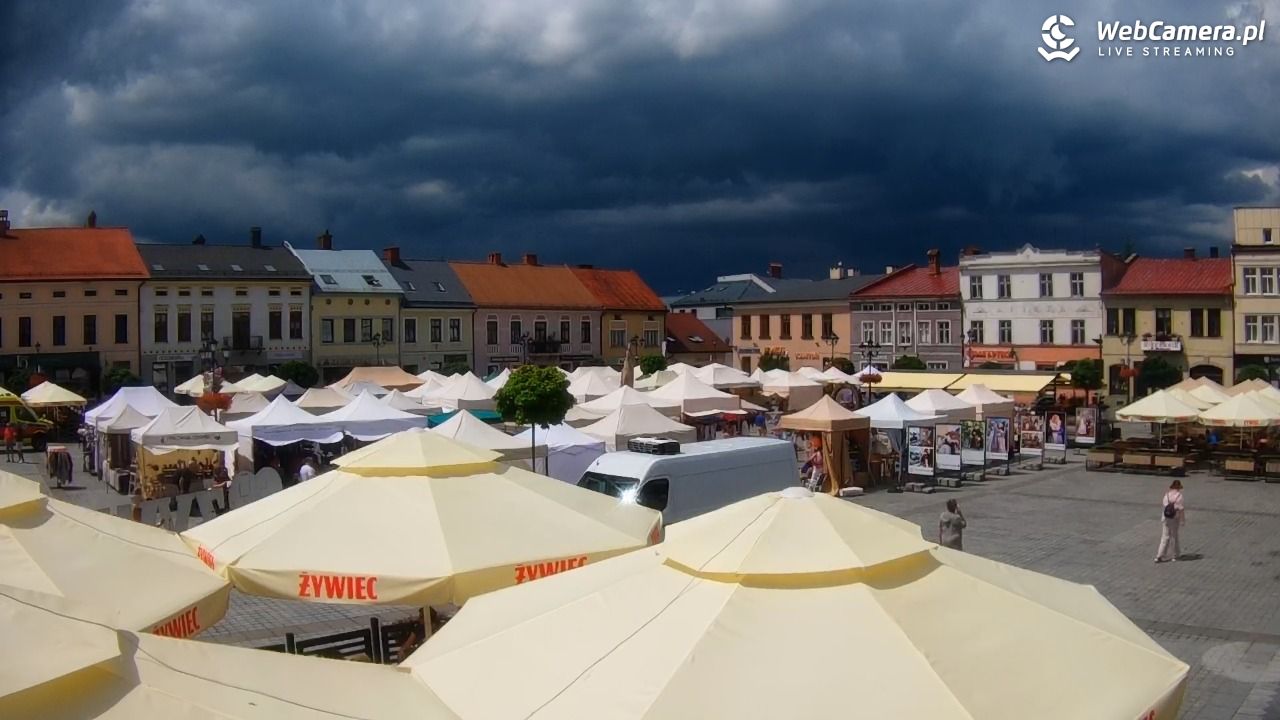 Żywiec - widok na Rynek - 18 lipiec 2026, 13:46