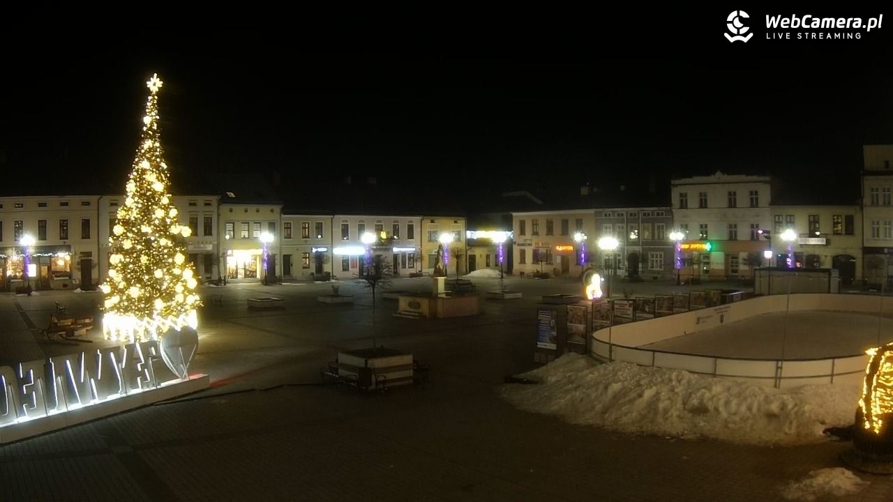 Żywiec - widok na Rynek - 20 styczeń 2026, 21:39