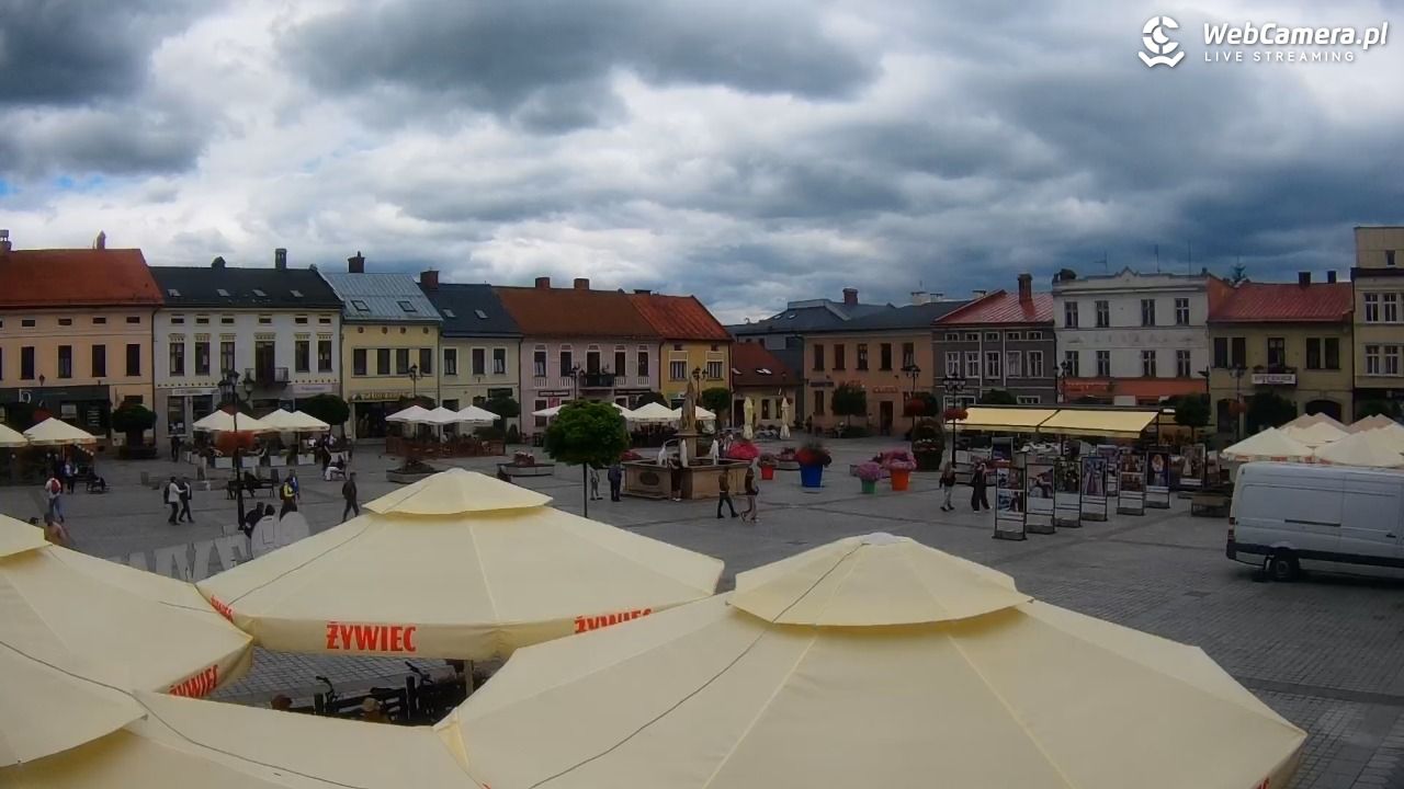 Żywiec - widok na Rynek - 21 lipiec 2026, 13:27