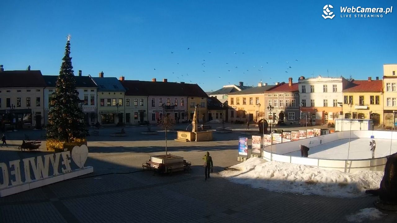 Żywiec - widok na Rynek - 21 styczeń 2026, 13:48